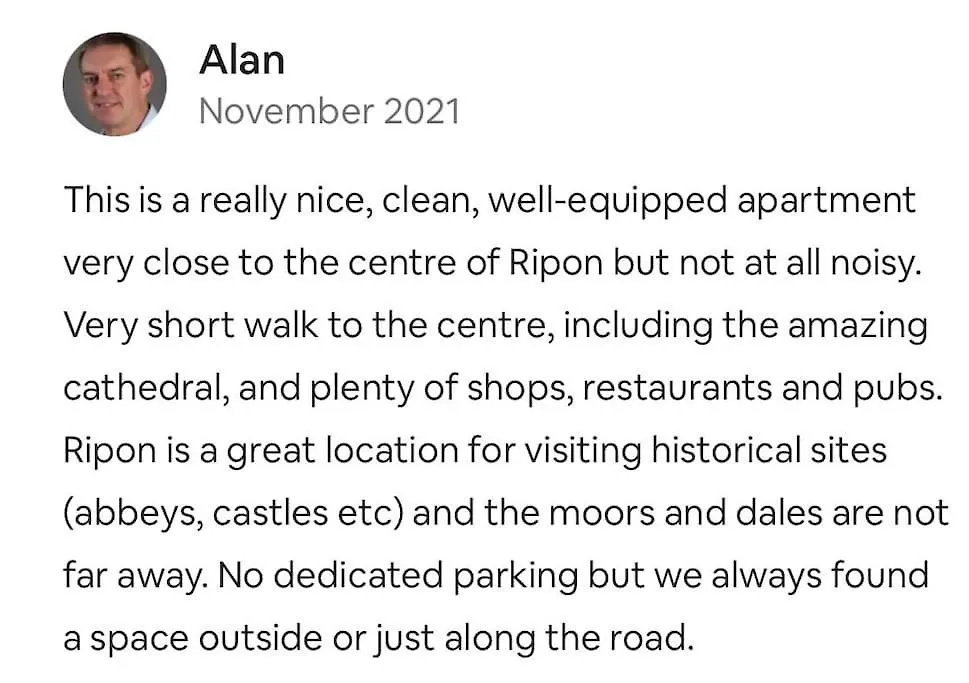 Central Ripon Apartment - View Of The Cathedral!